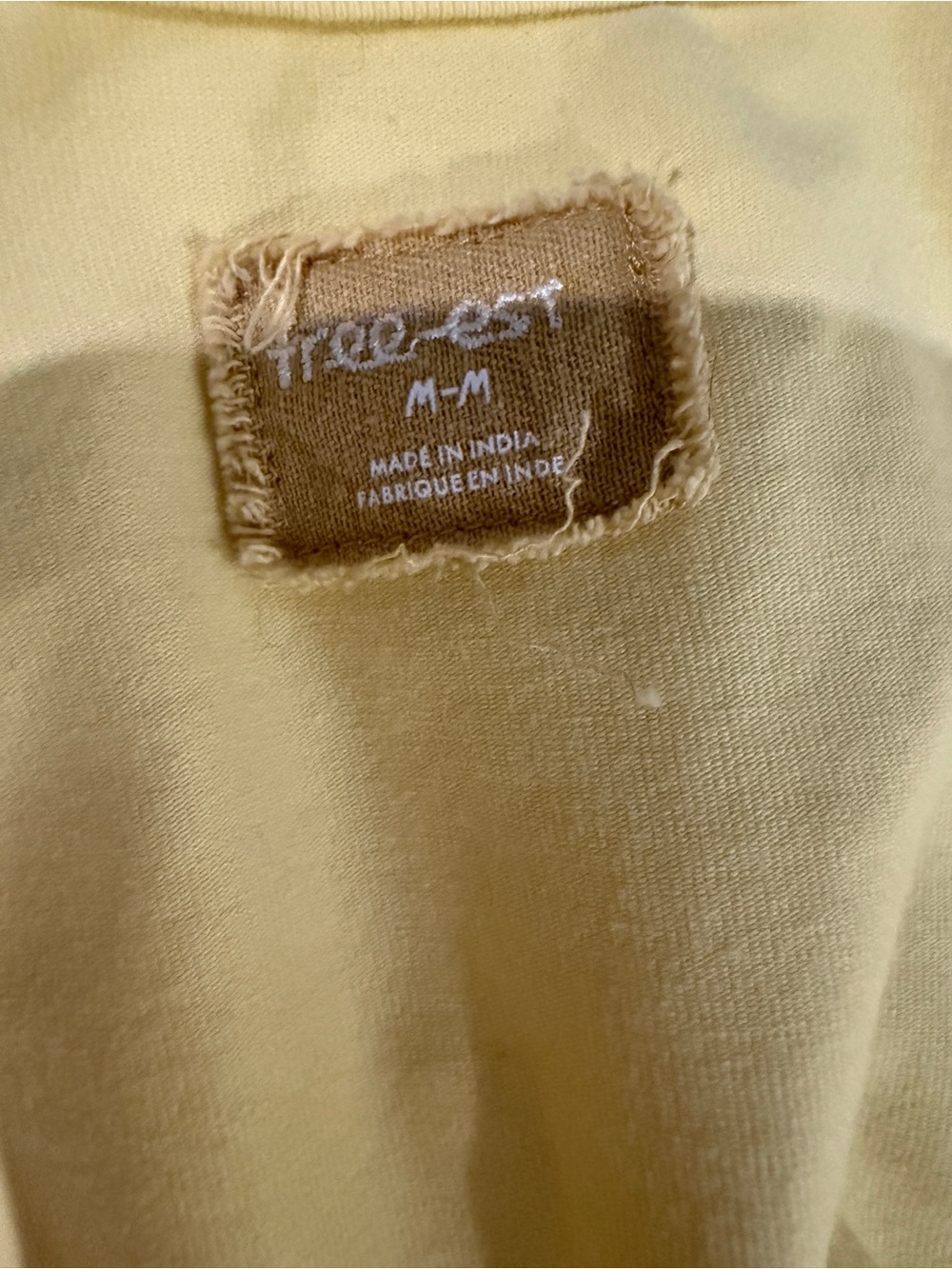 Free-est Onda Drop-Waist Mini Dress Butter Yellow Scoop Neck Long Sleeve Dress - Picture 2 of 3